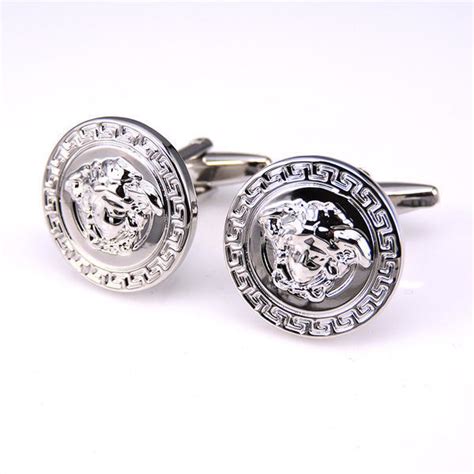 versace versus cufflinks|versace cufflinks silver.